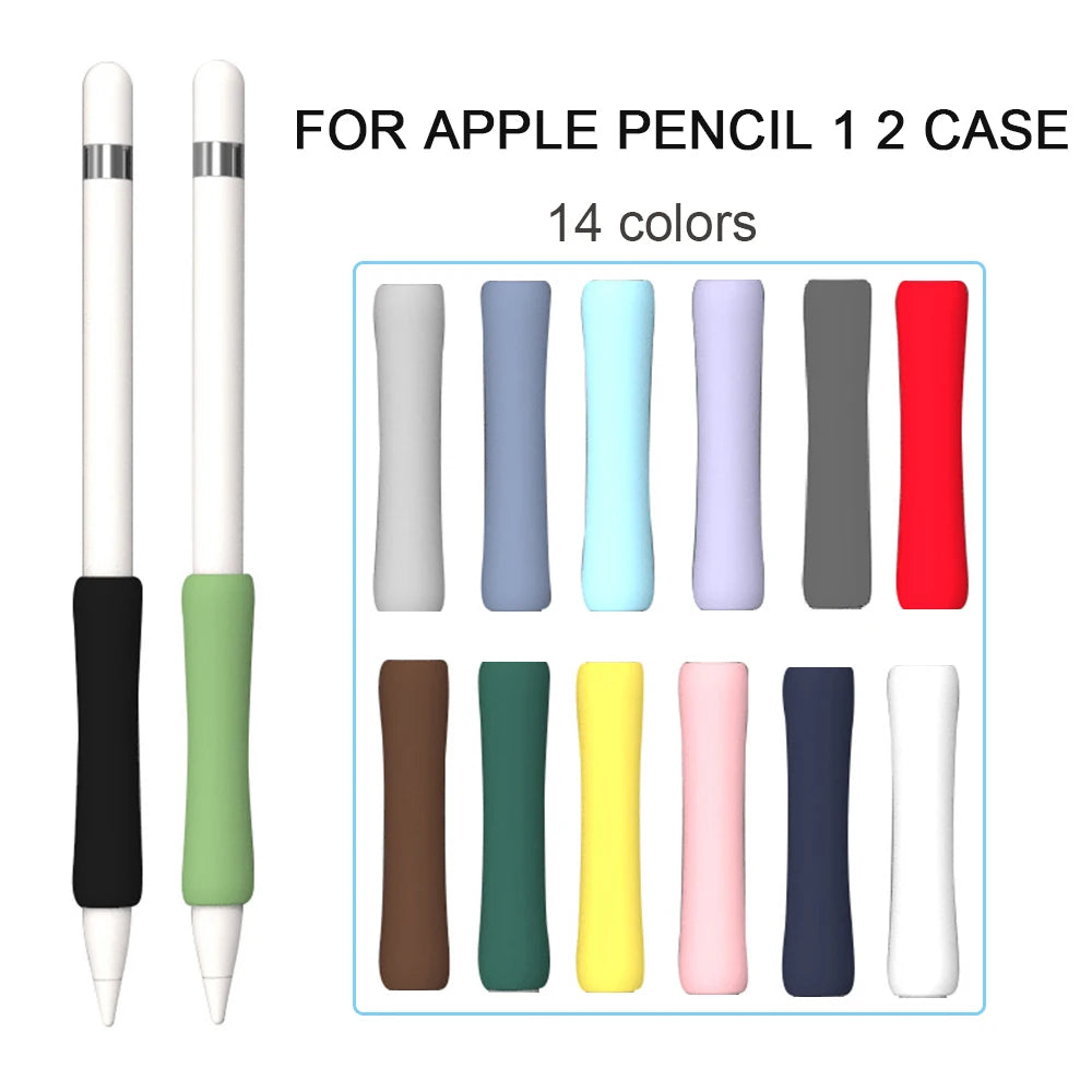 Universal Silicone Case Cover for Apple Pencil 2 & 1 – Non-Slip, Anti-Scratch Protective Sleeve for iPad Pencil in Multiple Colors