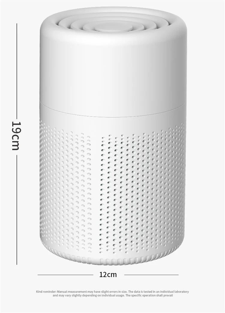 Air Purifier H13 True HEPA Filter 2-in-1 Deodorizing Air Cleaner for Home Allergies and Pets Hair,Smokers in Bedroom