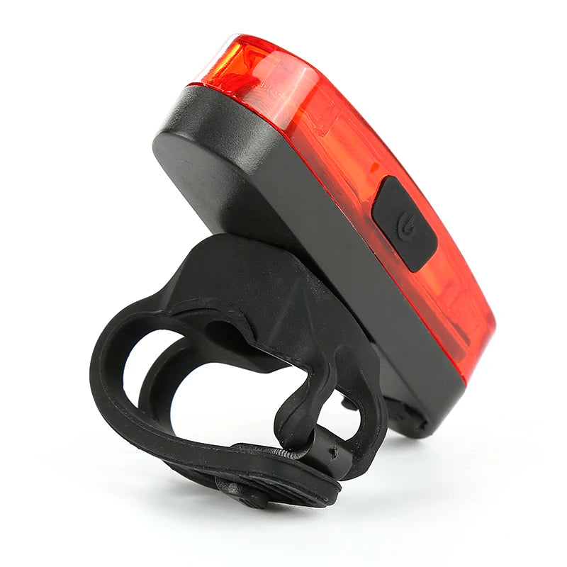 USB Rechargeable LED Bike Tail Light - Ultra Bright Night Cycling Warning Light for Mountain & Road Bikes