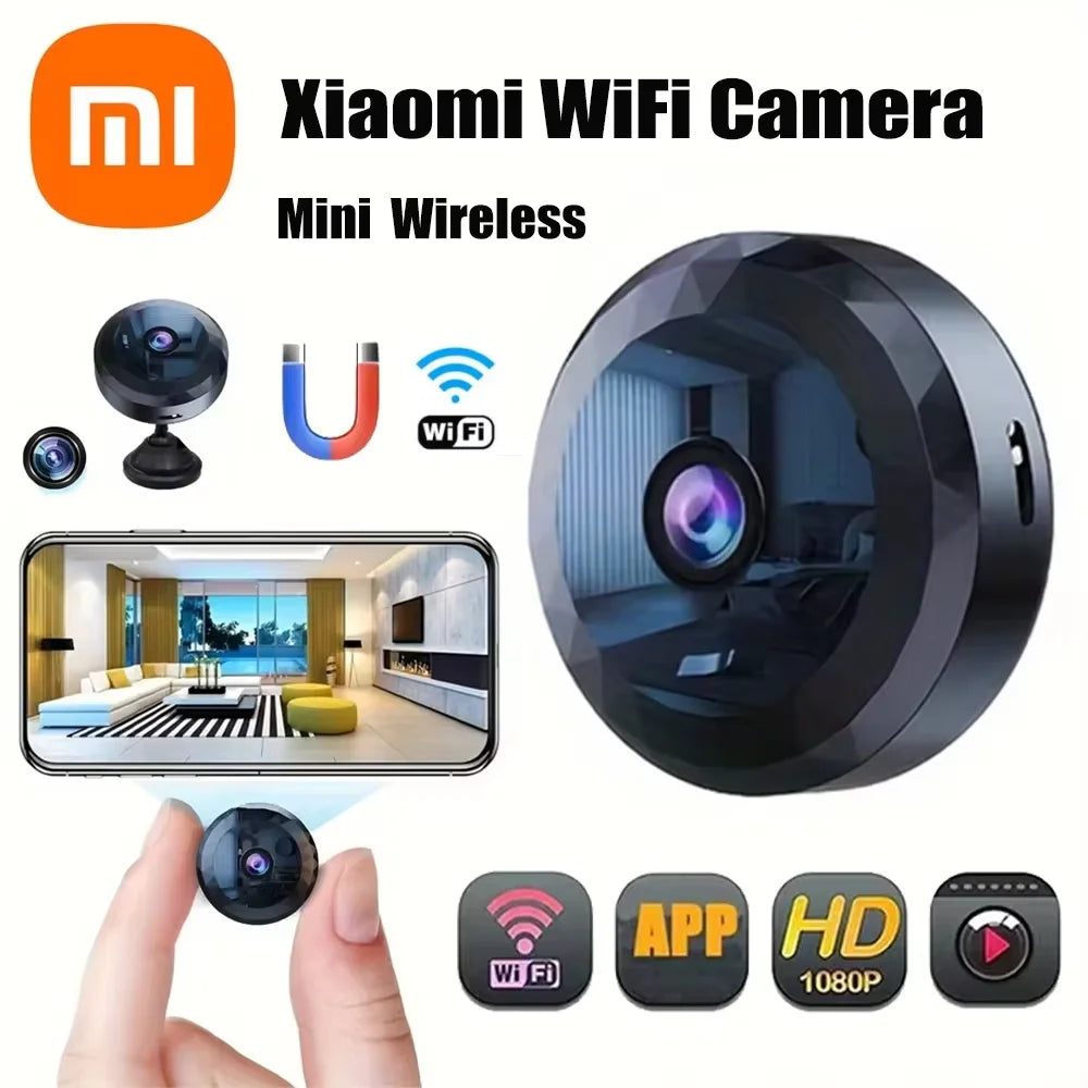 Xiaomi A11 Wireless Mini Security Camera – Compact 1080P HD Wi-Fi camera with motion detection and rechargeable battery.