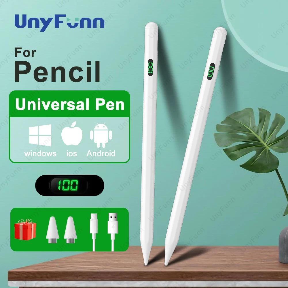 UnyFunn Universal Stylus Pen for iPhone, iPad, Samsung & Huawei | Magnetic, Tilt-Sensitive Touch Screen Pen for Precise Drawing and Writing