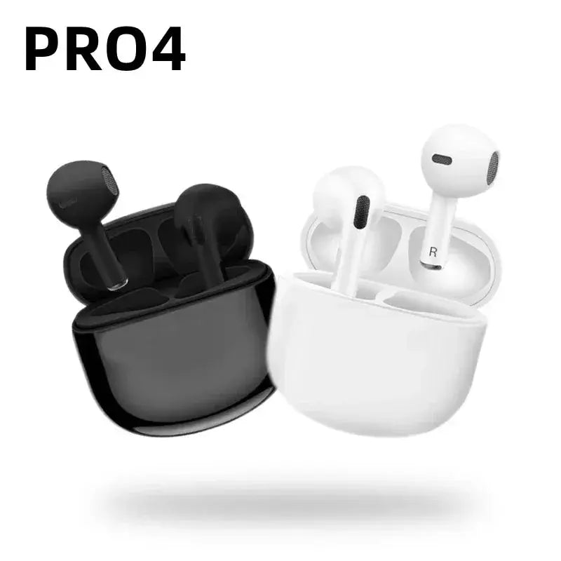 Pro4 TWS Bluetooth Earphones – 9D Stereo Sound, HiFi In-Ear Design, Noise Reduction