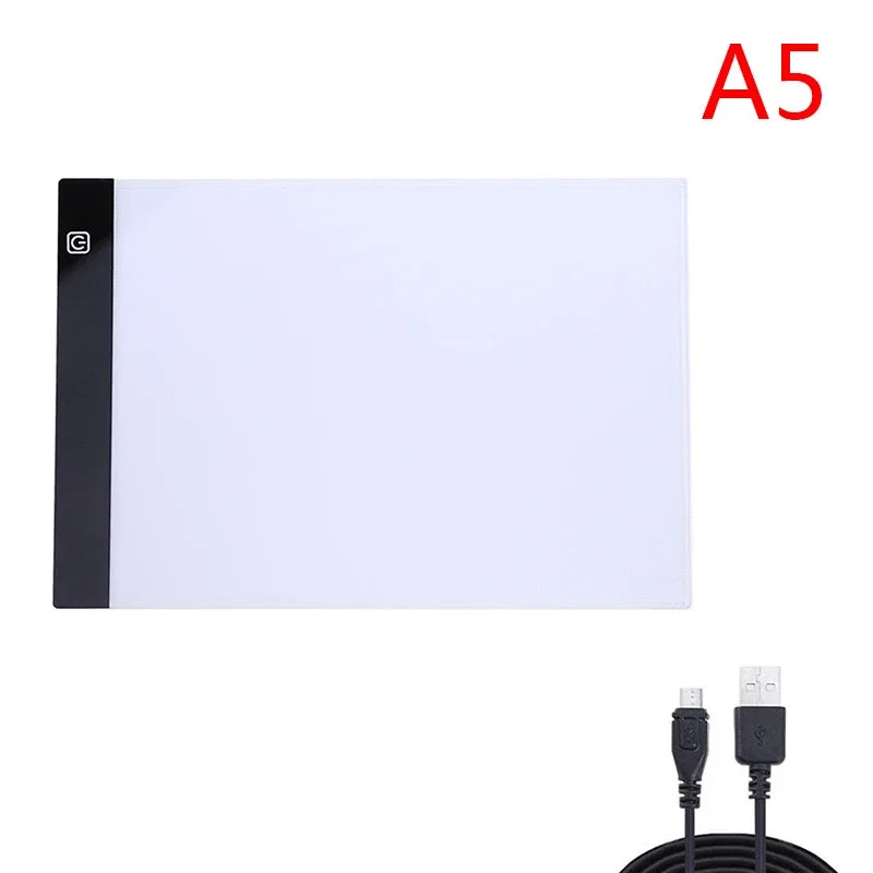 EDUP Dimmable LED Light Pad A3/A4/A5, 3-Level Brightness Tracing Light Box with Eye Protection for Drawing & Diamond Painting