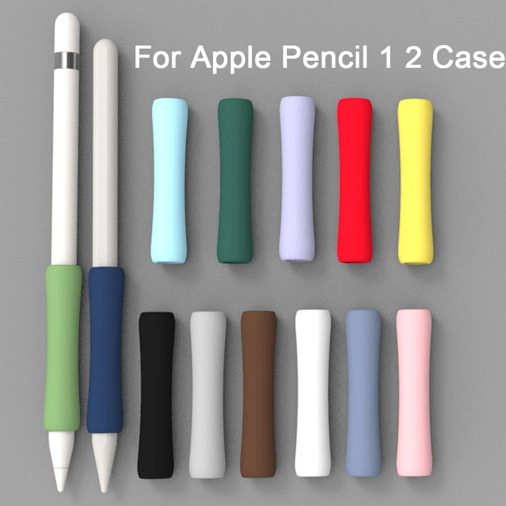 Universal Silicone Case Cover for Apple Pencil 2 & 1 – Non-Slip, Anti-Scratch Protective Sleeve for iPad Pencil in Multiple Colors