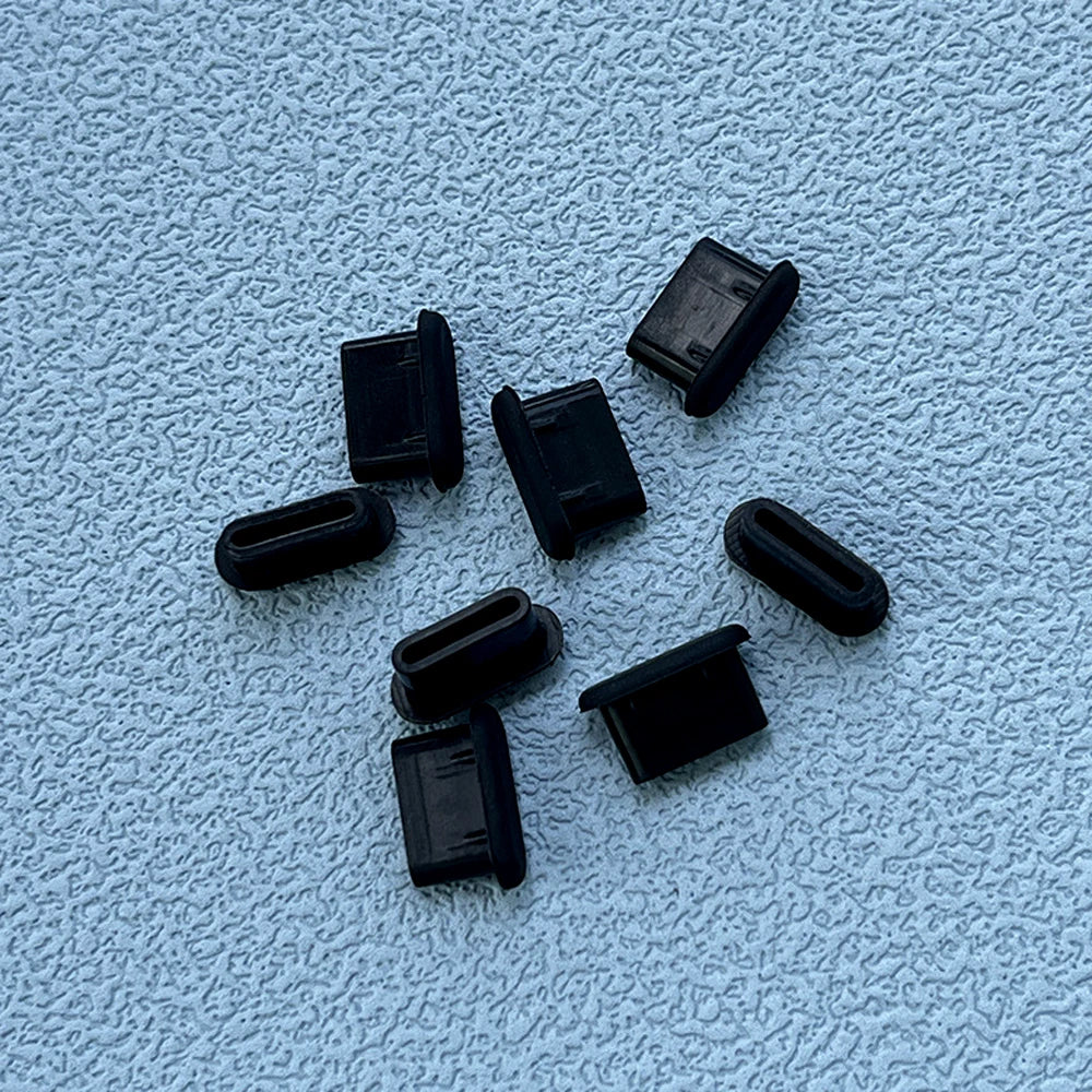 10/30/50PCS Type-C Silicone Dust Plugs | USB-C Charging Port Protectors for Samsung, Xiaomi, Huawei – Anti-Dust Caps
