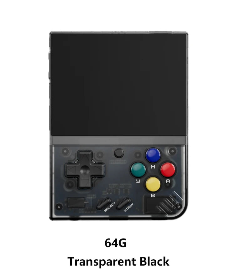 MIYOO Mini Plus Portable Retro Handheld Game Console – 3.5-Inch IPS HD Display, Multi-Platform Emulator