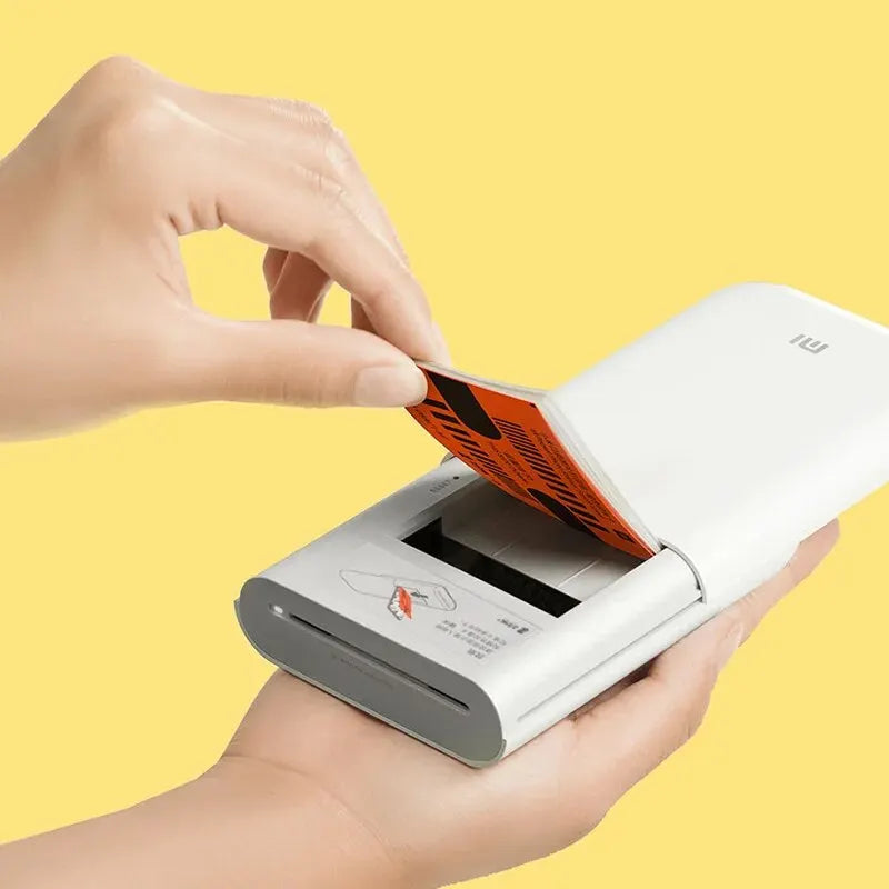 Xiaomi Portable Mini Pocket Photo Printer | Wireless Bluetooth Thermal Printer with AR Video and ZINK Self-Adhesive Color Paper