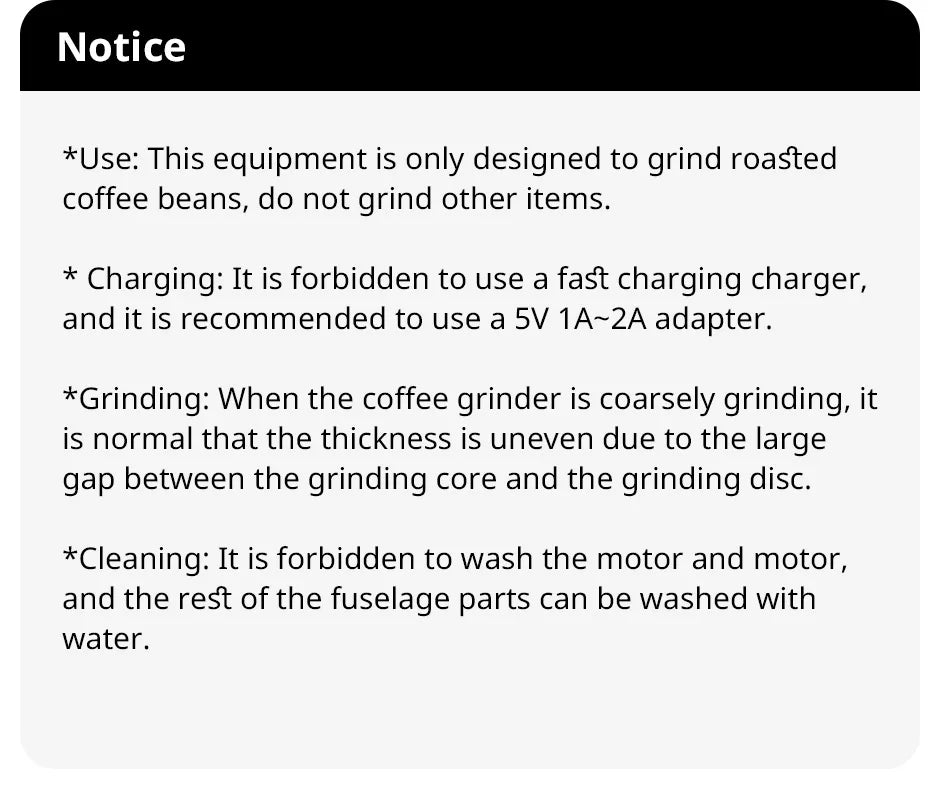 Coffee Grinder TYPE C USB Charge Professional Ceramic Grinding Core Coffee Beans Mill Grinder New Upgrade Portable Electric