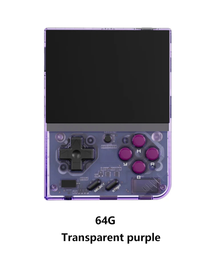 MIYOO Mini Plus Portable Retro Handheld Game Console – 3.5-Inch IPS HD Display, Multi-Platform Emulator