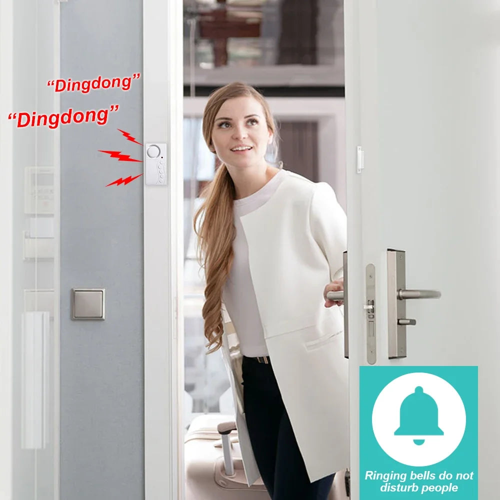 Wireless Window Door Sensor Smart Home Automation Time Delay Alarm Window Open Closed Door Security Anti-theft Sensor