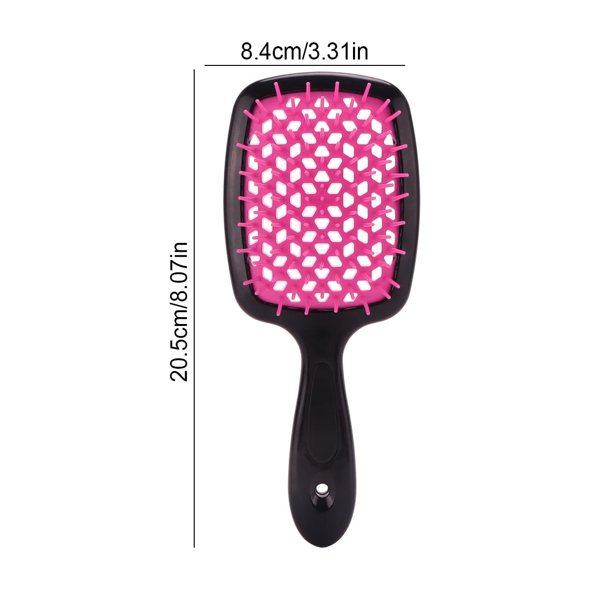 BARBERTOP Air Cushion Hair Brush - Anti-Static Detangling Comb for Wet & Curly Hair - Scalp Massage Styling Tool for Barber & Home Use