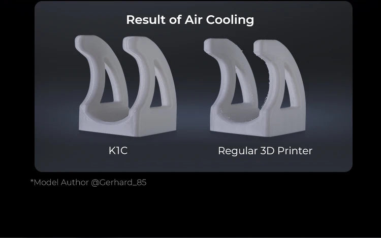 Creality K1C 3D Printer 600mm/s Auto Leveling Robust Direct Extruder Tri-High Speed Printing Upgrade K1 with AI Camera Printer