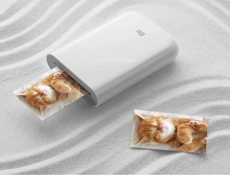 Xiaomi Mijia Pocket Photo Printer Home Portable Mobile Phone Bluetooth Connection Scan AR Photo  ID Photo Headshot Printer