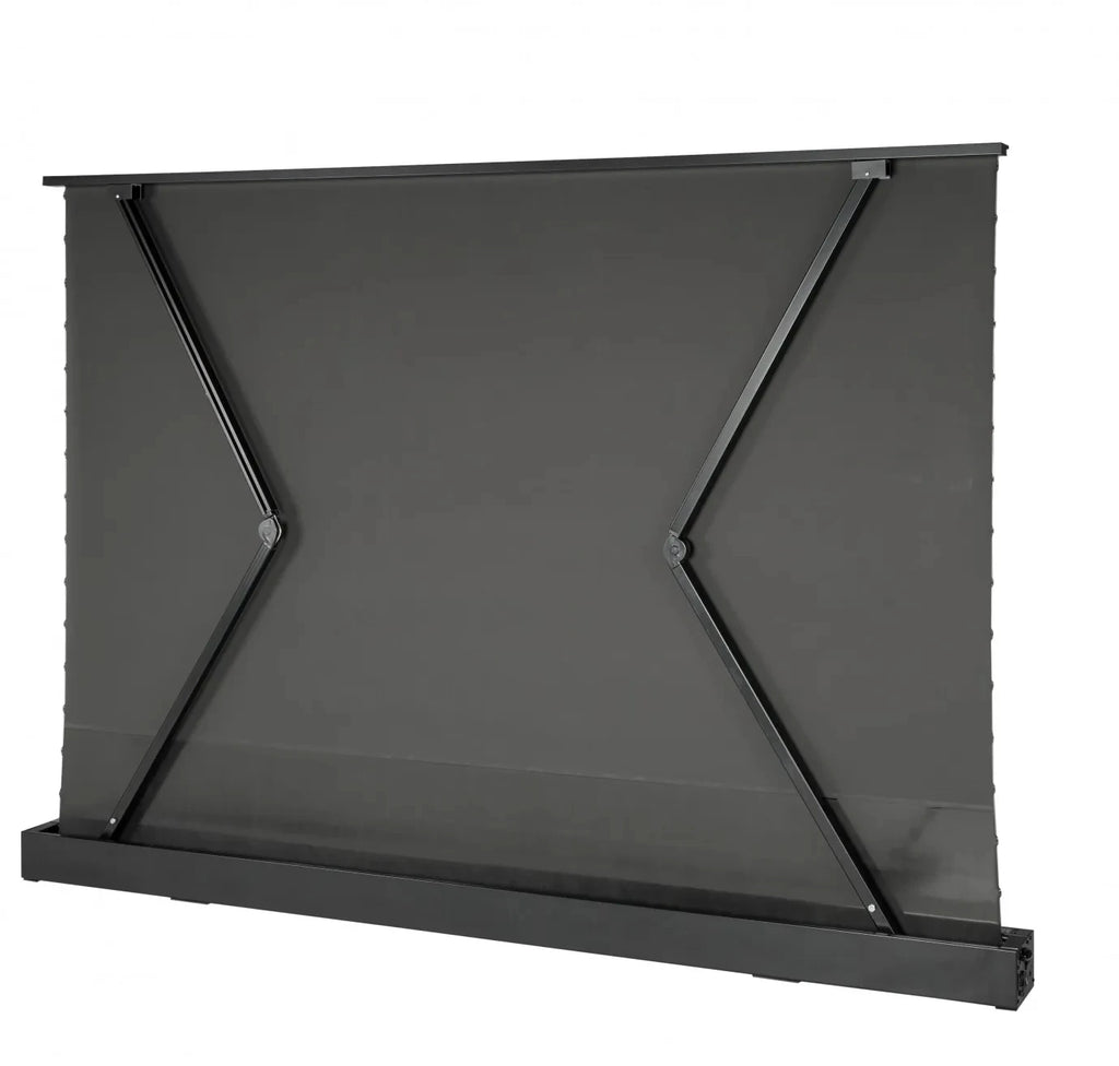 120 inch Laser TV ALR Projector Screen Motorized Floor Rising PET Crystal UST ALR Projection Screen For 4K Ultra Short Projector
