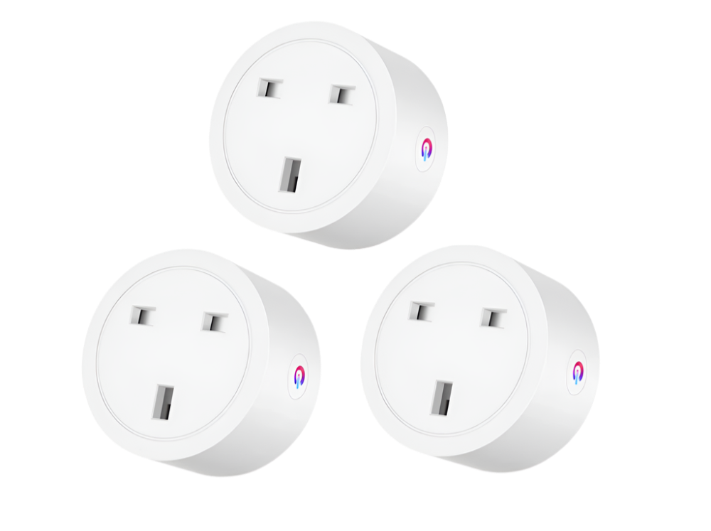 Tuya Zigbee Smart Socket 16A UK Plug with Power Monitor Smart Outlet Works with Zigbee Hub gateway Supports Google Home Alexa