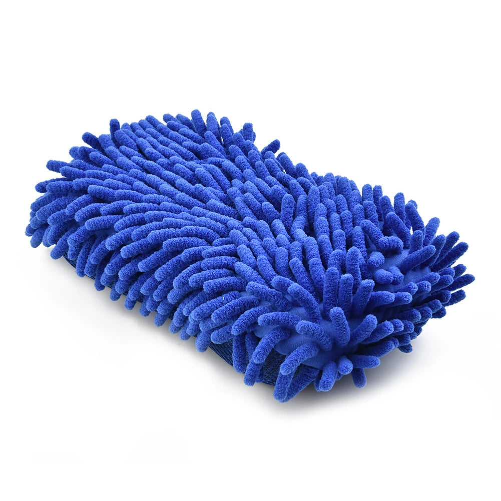 Premium Microfiber Car Wash Sponge - Scratch-Free Cleaning Tool for Cars, Floors, and Polishing - Durable, Absorbent, and Dust-Resistant