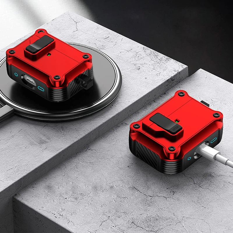 CASPTM Shockproof Case for AirPods Pro (2nd/3rd Gen) – Durable security lock cover for AirPods 3 and Pro 2 (2023).