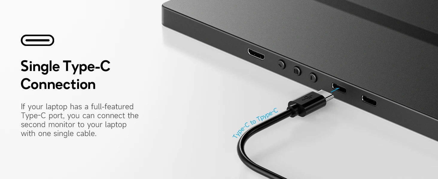Dopesplay 14.1inch Laptops Screen Extender Triple Dual FHD 1200P IPS Portable Monitors For Windows Mac Android Chrome 14-17inch