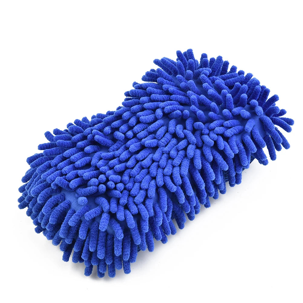 Premium Microfiber Car Wash Sponge - Scratch-Free Cleaning Tool for Cars, Floors, and Polishing - Durable, Absorbent, and Dust-Resistant