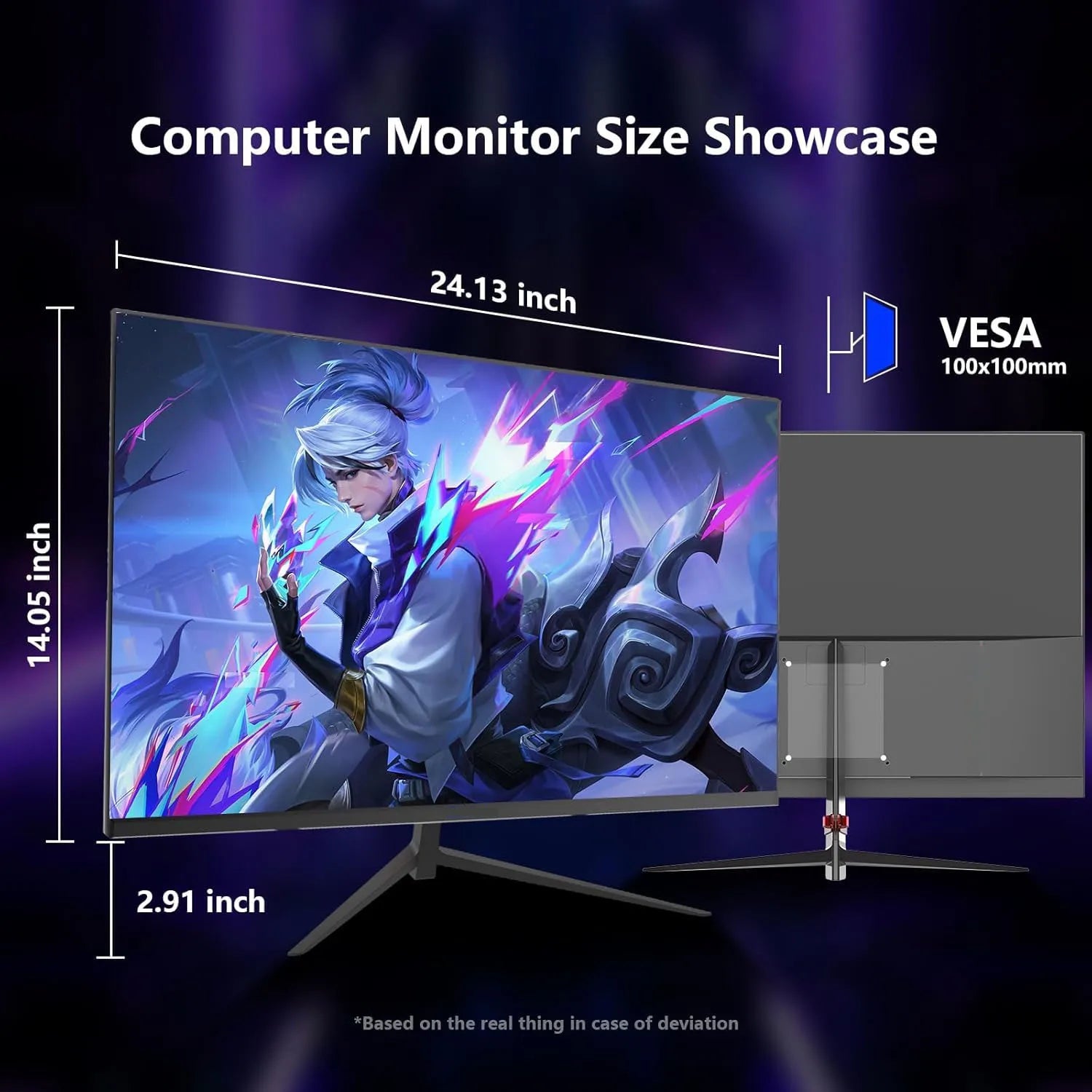 27inch 165Hz Gaming Monitor IPS 350cm/d2 Gaming Display DP HDMI FHD Desktop Ultra-thin Computer Screen Monitor