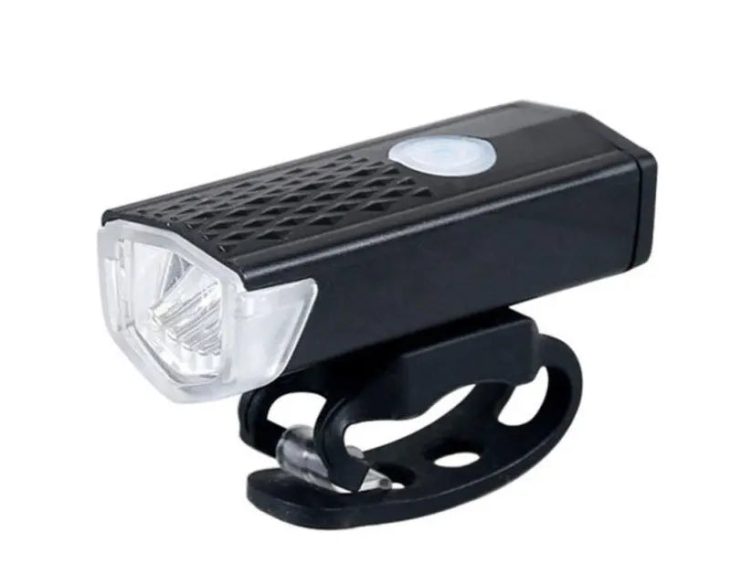 USB Rechargeable LED Bike Light Set - Front & Rear Headlight and Taillight for MTB & Road Cycling Safety