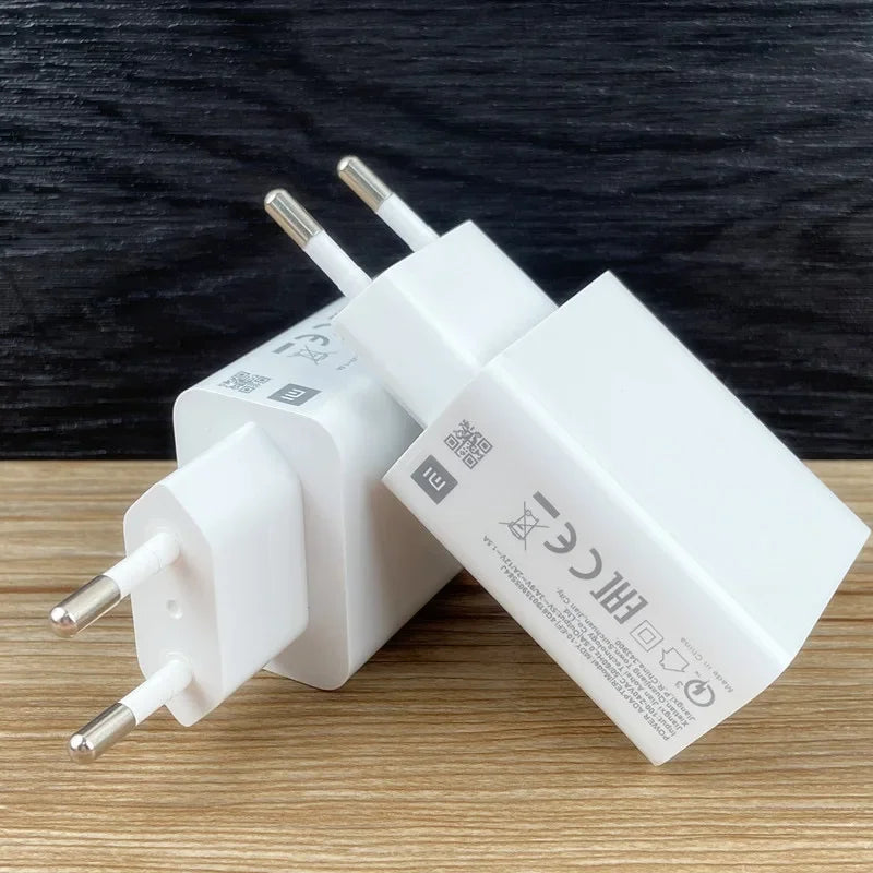 Xiaomi 120W USB Fast Charger Adapter with QC 3.0 & 6A USB-C Cable – High-Speed Charging for Xiaomi, Huawei, Samsung, and More