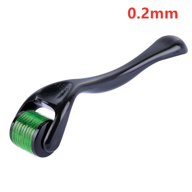 Derma Roller for Skin, Beard & Hair Growth – 540 Needles (0.2mm/0.25mm/0.3mm) Micro Needle Roller, Facial & Body Treatment, Includes Storage Case