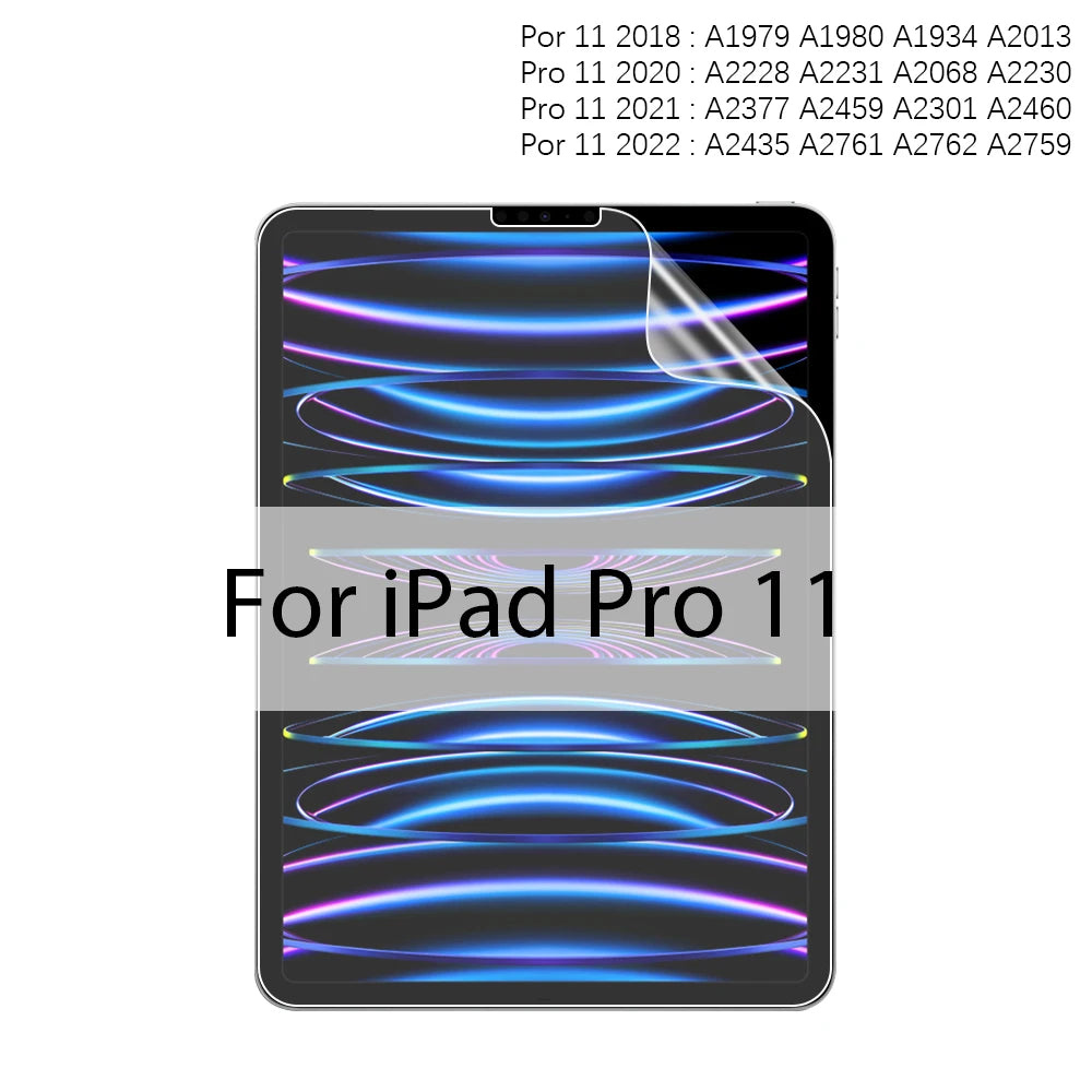 Game Falcon Matte Paper-Like Screen Protector for iPad Pro 13/12.9/11 (2024 M4), iPad Air 3/4/5, iPad 7th-10th Gen, Mini 6 – Writing and Drawing Film
