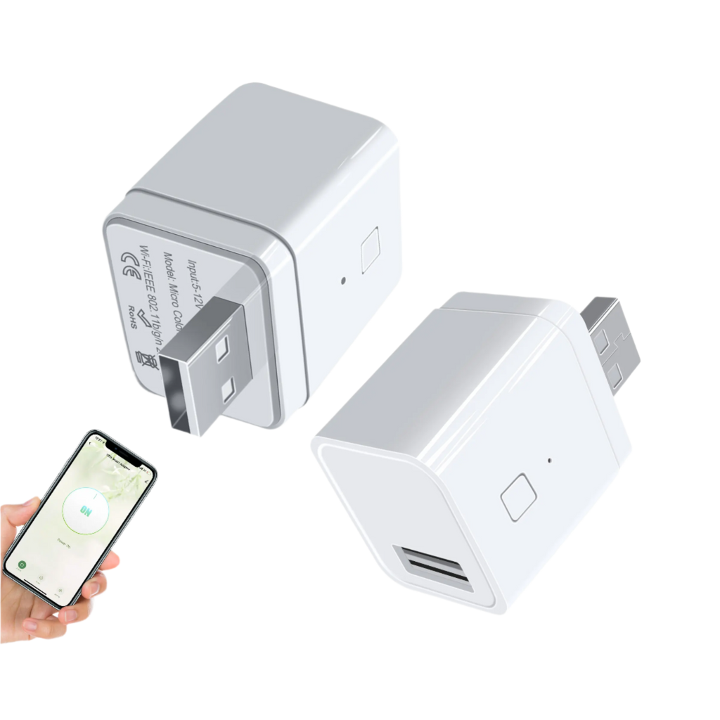 GIRIER Tuya Smart Micro USB Adaptor 5V, WiFi Wireless USB Power Adaptor, Works with Alexa Hey Google for Smart Home Automation