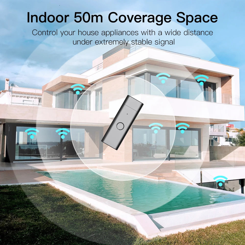 Wifi IR RF Remote Control Universal Go Wireless USB Infrared For TV DVD Fan Tuya Smart Life Alexa Google Home Automation Moes