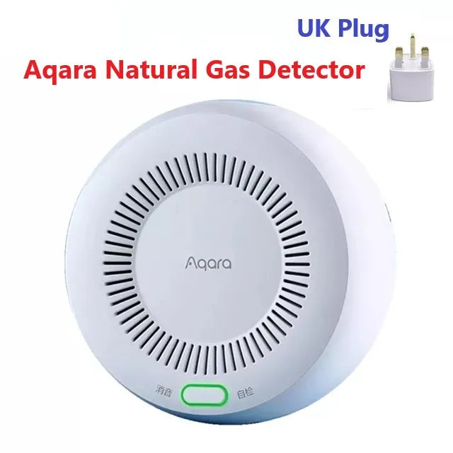 Aqara Smart Natural Gas Detector Zigbee 3.0 Smoke Alarm Kit Intelligent Linkage Home Security Work with Aqara Hub Homekit APP