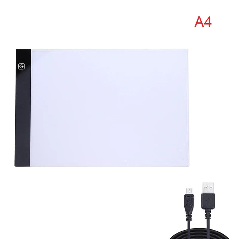 EDUP Dimmable LED Light Pad A3/A4/A5, 3-Level Brightness Tracing Light Box with Eye Protection for Drawing & Diamond Painting