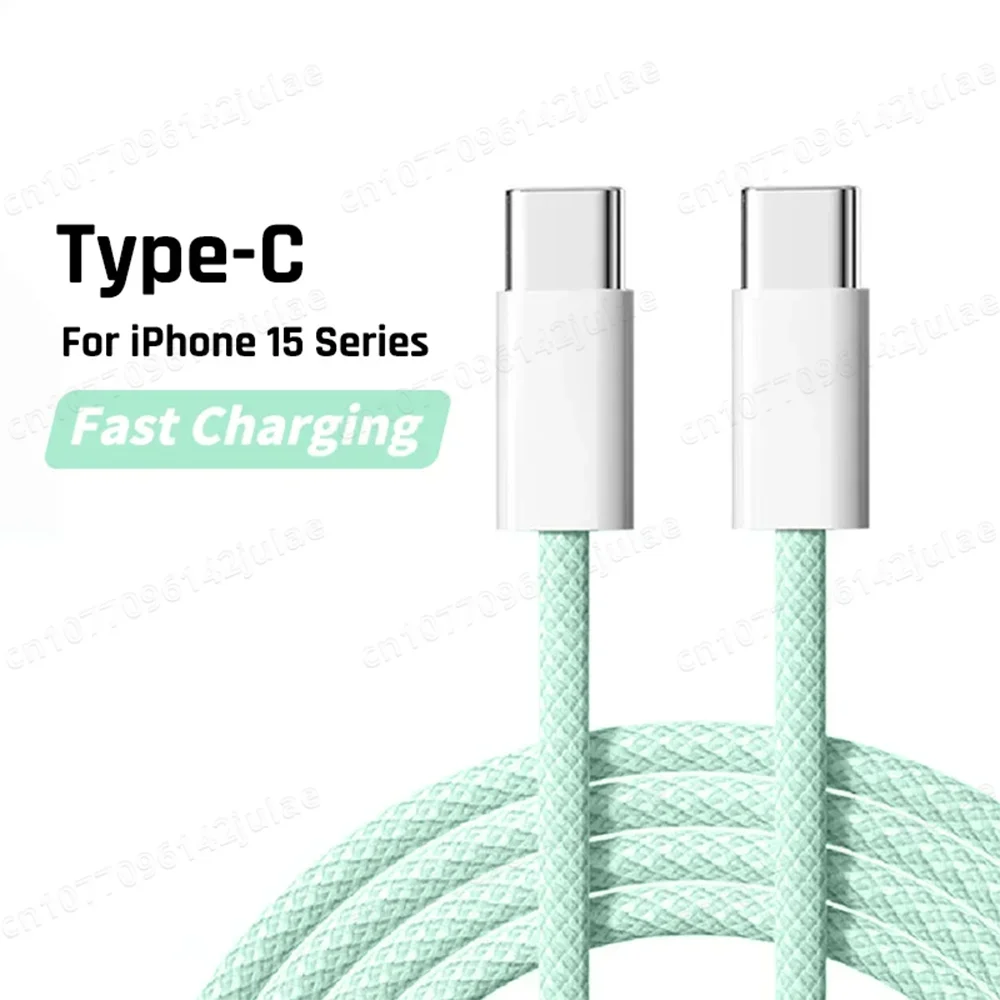 NNBILI Original 60W PD Fast Charger – 6A USB-C to USB-C Cable for iPhone 15/16 Pro Max, Samsung S24, Xiaomi, and More