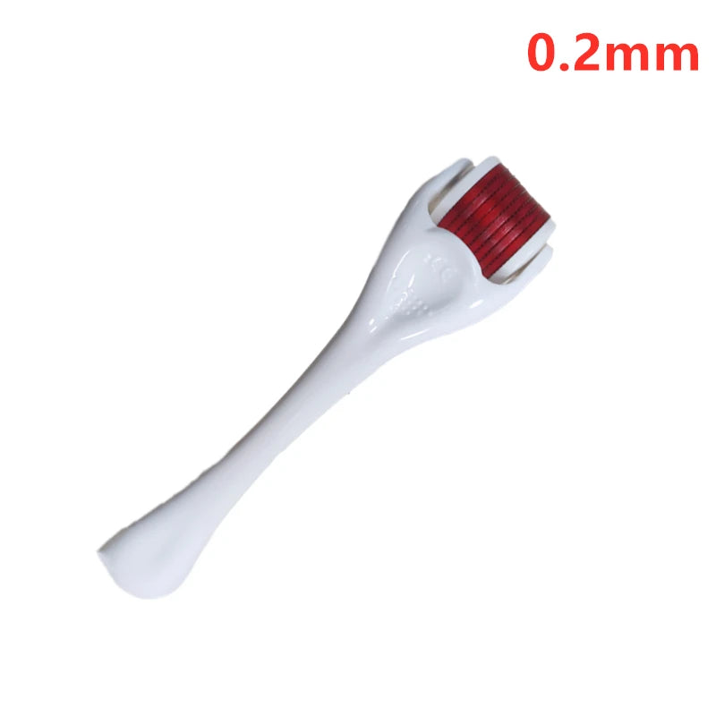 Derma Roller for Skin, Beard & Hair Growth – 540 Needles (0.2mm/0.25mm/0.3mm) Micro Needle Roller, Facial & Body Treatment, Includes Storage Case