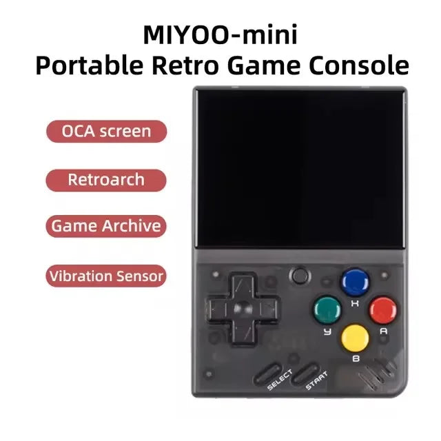 MIYOO MINI V4 PortableRetro Handheld Game Console 2.8Inch IPS Screen Miyoomini Video Game Consoles Linux System Classic Emulator