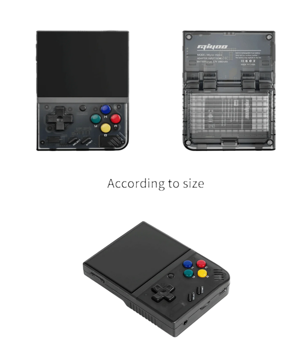 MIYOO Mini Plus Portable Retro Handheld Game Console – 3.5-Inch IPS HD Display, Multi-Platform Emulator