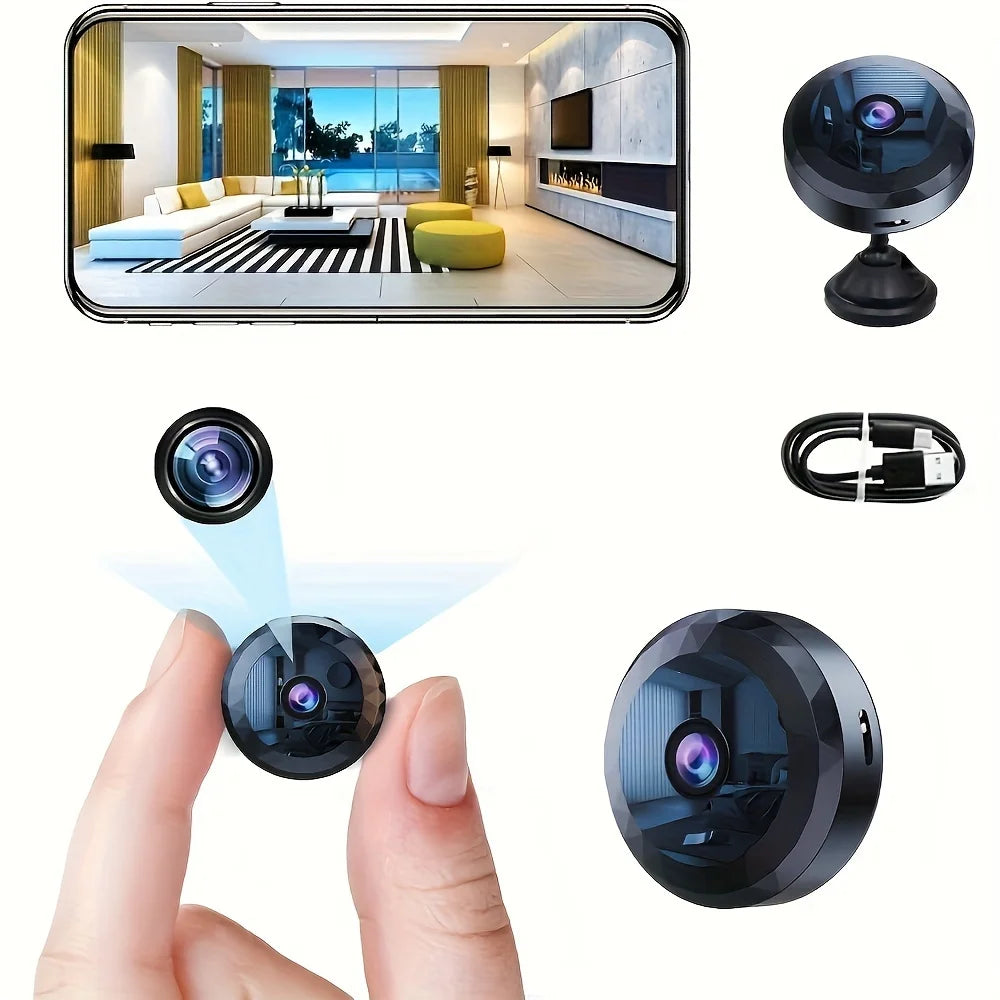 Xiaomi A11 Wireless Mini Security Camera – Compact 1080P HD Wi-Fi camera with motion detection and rechargeable battery.