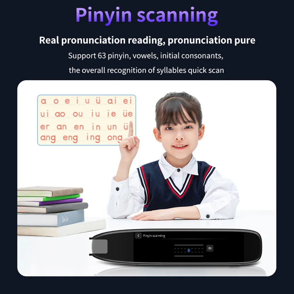 S65 Pro Smart MultifunctionTranslation Real Time Languages Translator Business Dictionary Pen Voice Scan Translator Pen