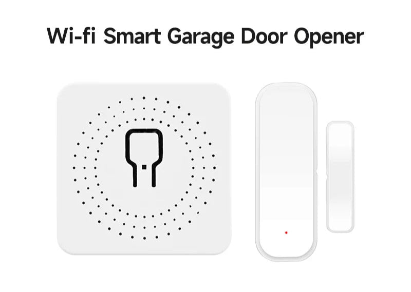 Tuya WiFi Smart Garage Door Opener Door Sensor Smart Home Home Automation Work For Google Assistant Alexa APP Remote Control
