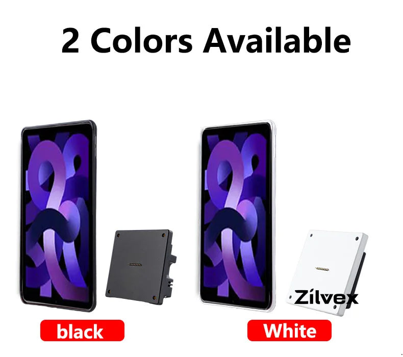 Zilvex Magnetic Wall Mount & Charging Case for iPad | 18W Quick Charge, Strong Magnets, Versatile Tablet Stand