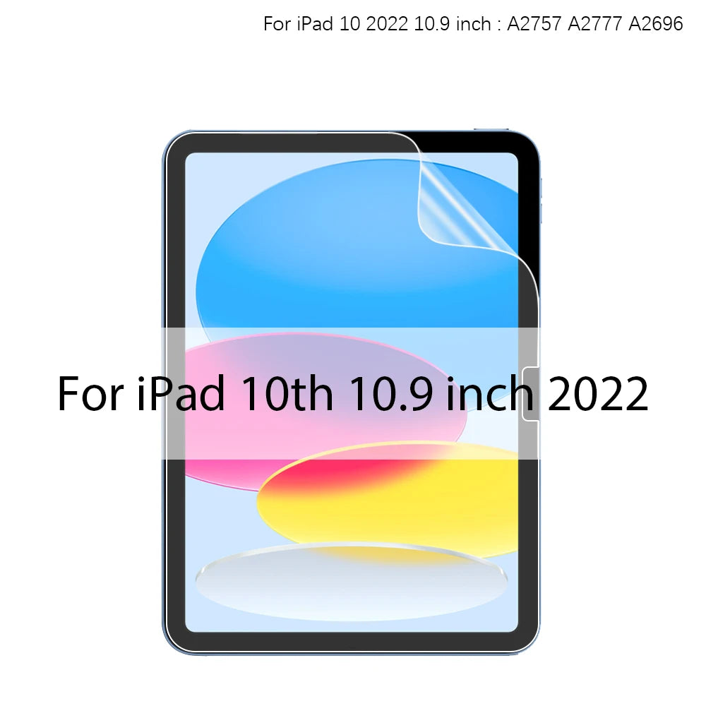 Game Falcon Matte Paper-Like Screen Protector for iPad Pro 13/12.9/11 (2024 M4), iPad Air 3/4/5, iPad 7th-10th Gen, Mini 6 – Writing and Drawing Film