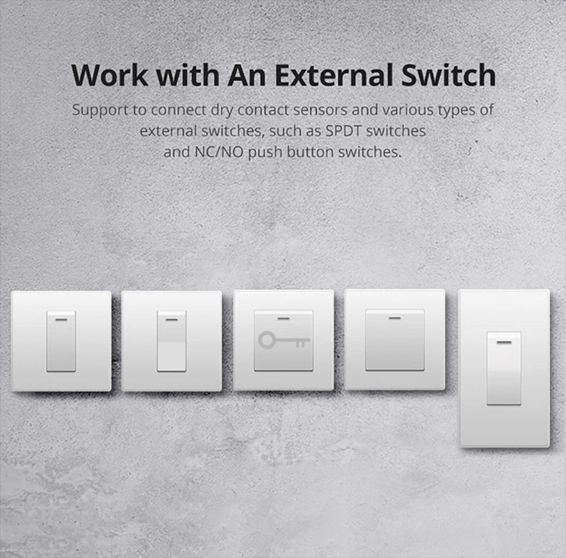 SONOFF Mini R2 DIY Wifi Smart Switch Timer Wireless Switches Smart Home Automation Via eWelink Support Alexa Google Home Alice