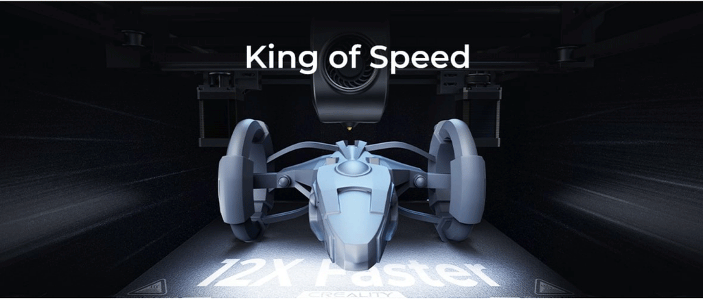 Creality K1 Max 3D Printer 600mm /s Printing Speed Dual-gear Direct Drive Extruder 300x300x300MM
