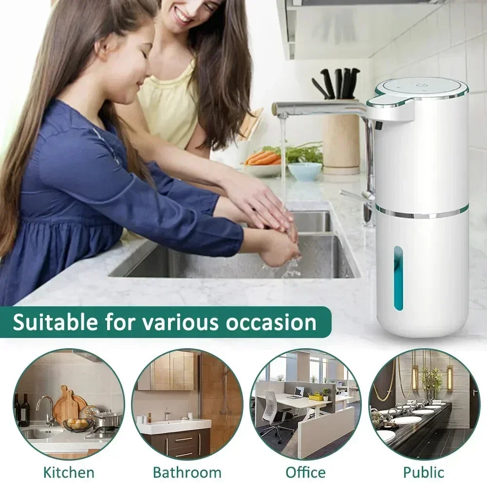 Xiaomi 380ML Automatic Foam Soap Dispenser P11 | Smart Hand Washing Machine with USB Charging – White ABS Material