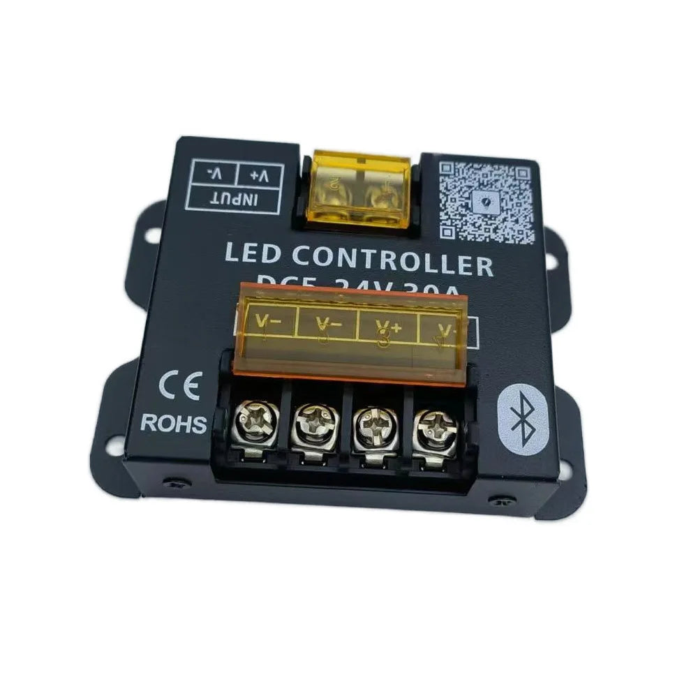 DC12-24V 30A 360W Mobile phone app Bluetooth connection LED Strip Controller dimmer With RF Touch Remote Use For  LED Light