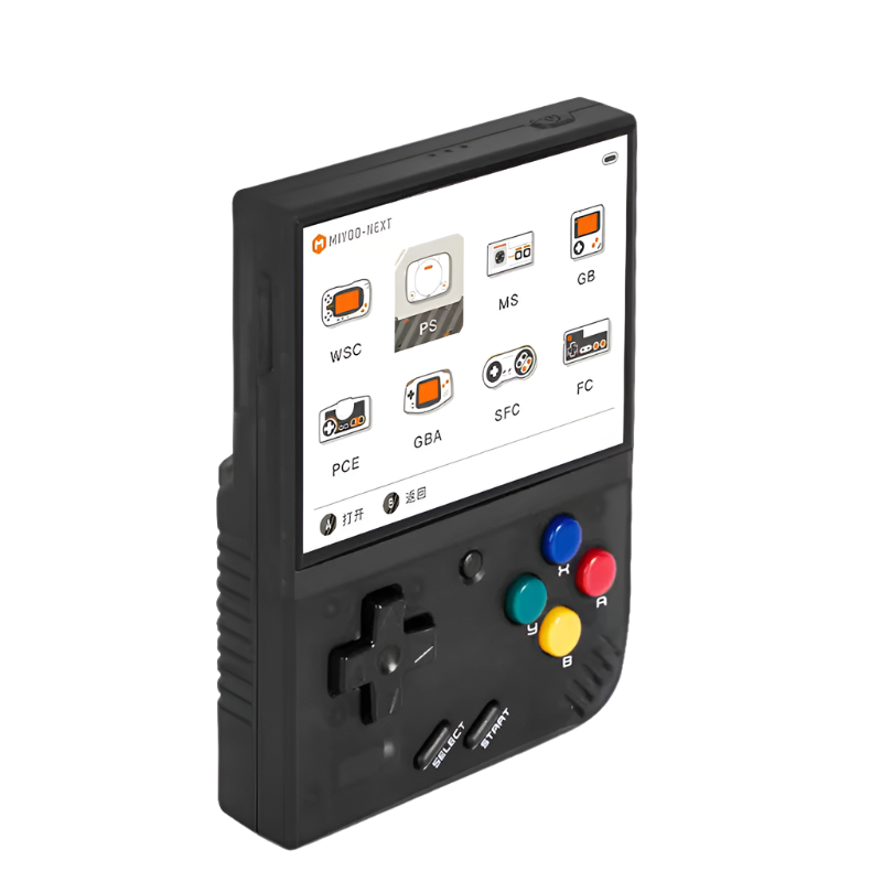 MIYOO Mini Plus Portable Retro Handheld Game Console – 3.5-Inch IPS HD Display, Multi-Platform Emulator
