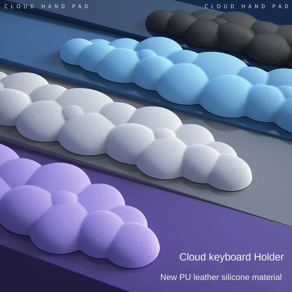 Cloud Memory Foam Mouse Pad with Wrist Rest for Keyboard