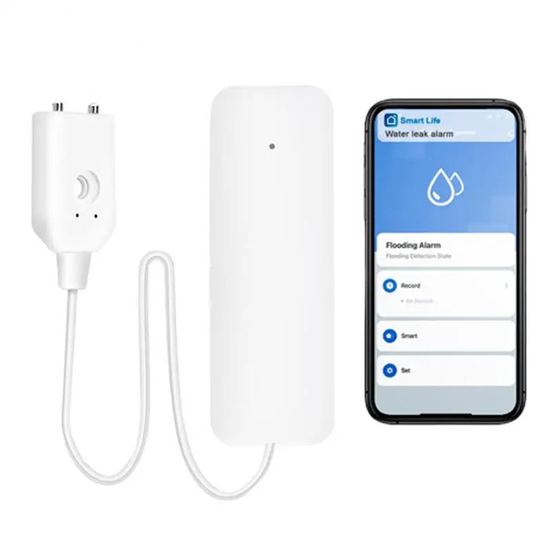 Tuya WiFi Water Leakage Sensor Flood Water Leakage Alarm Smart Home Automation Residential Security Protection Smart Life App