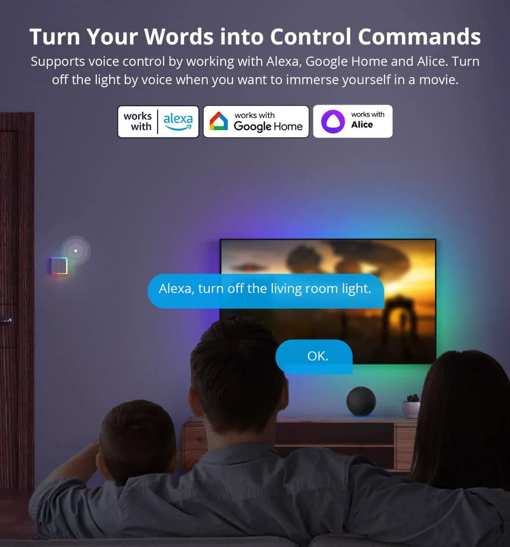 SONOFF T5 Smart WiFi Touch Wall Switch Timer Scene with LED Light eWeLink APP Automation Remote Control Alexa Google Home Alice