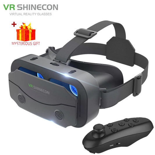 AyeBeau Shinecon VR Headset - Immersive 3D Virtual Reality Glasses for Smartphones